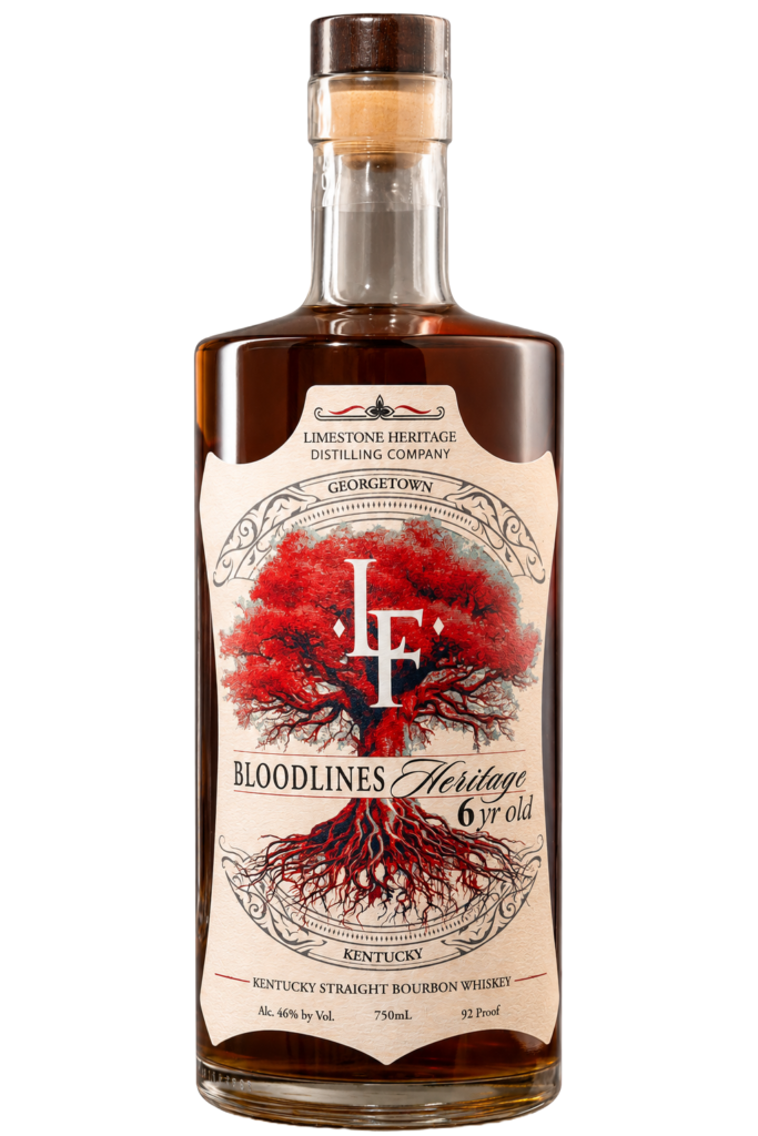 Bloodlines Heritage 6 Year Kentucky straight bourbon bottle